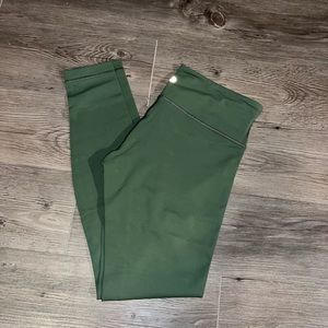 Lululemon green full length leggings
